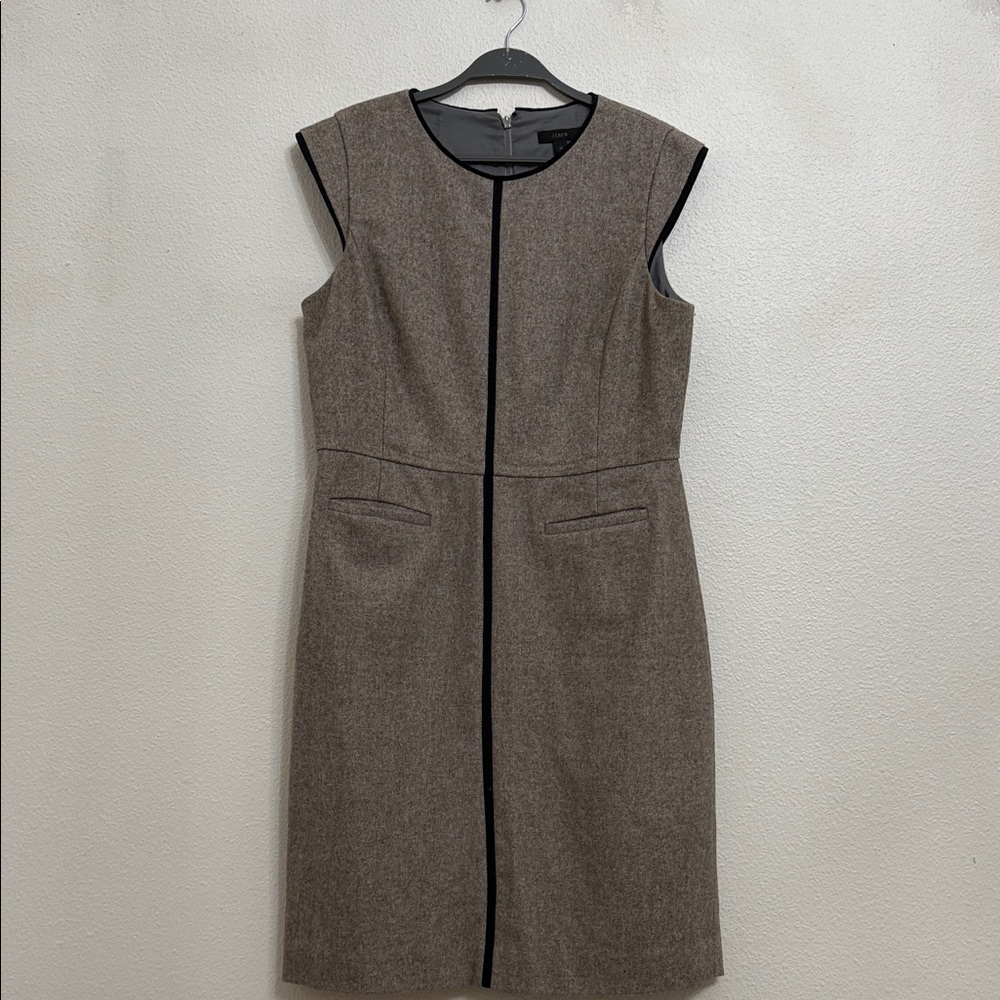 J. Crew Brown Sleeveless Mini Dress